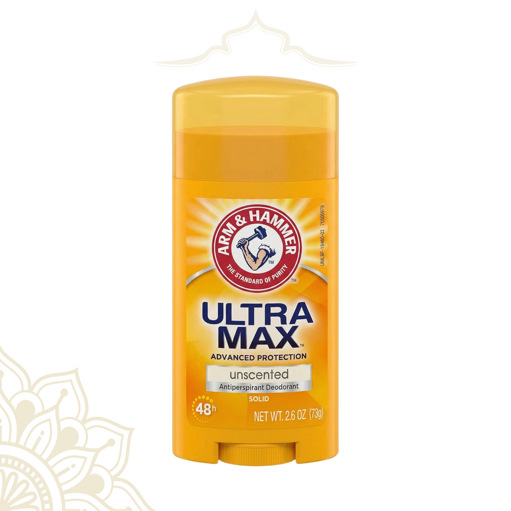 Arm & Hammer Ultra Max Unscented Deodorant Stick – 24-Hour Protection 73g