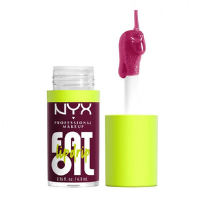 NYX Fat Oil Lip Drip Gloss - 04 That's Chic - لمع شفاه زيتي عالي اللمعان