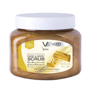 مقشر الوجه والجسم Vizo 500 مل Sensia With Gold