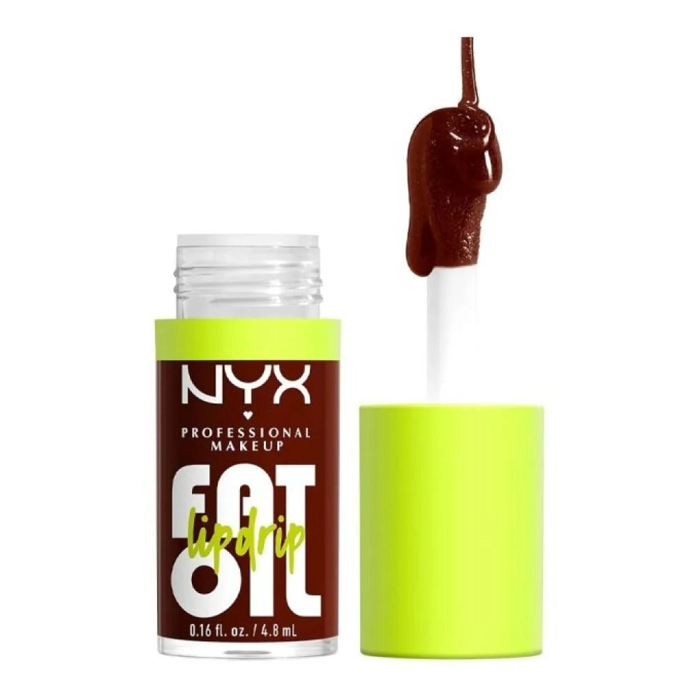 NYX Fat Oil Lip Drip - جلوس شفاه - 08 Status Update - لمعة عالية