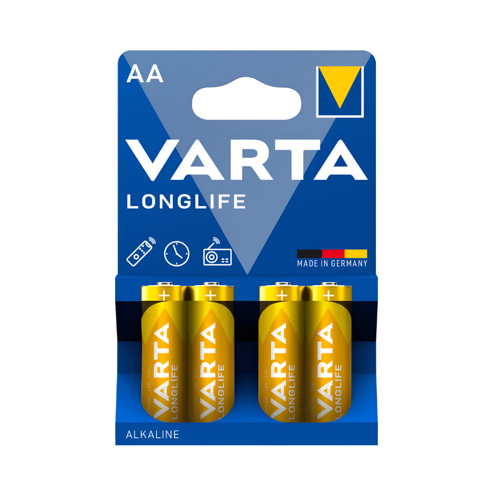 Varta Battery 4pc Long Life AA