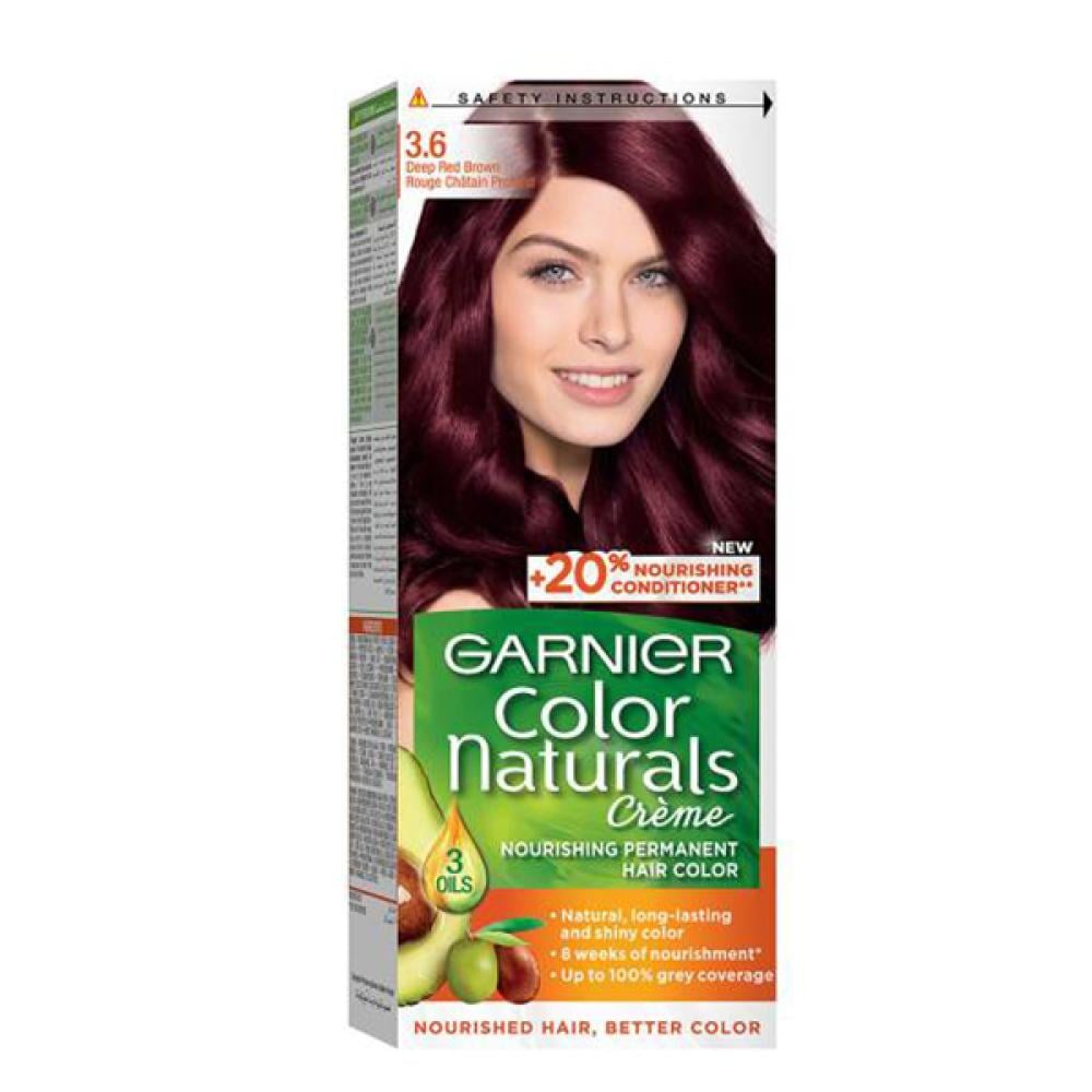 Garnier Natural Hair Color 3.6 Dark Reddish Brown