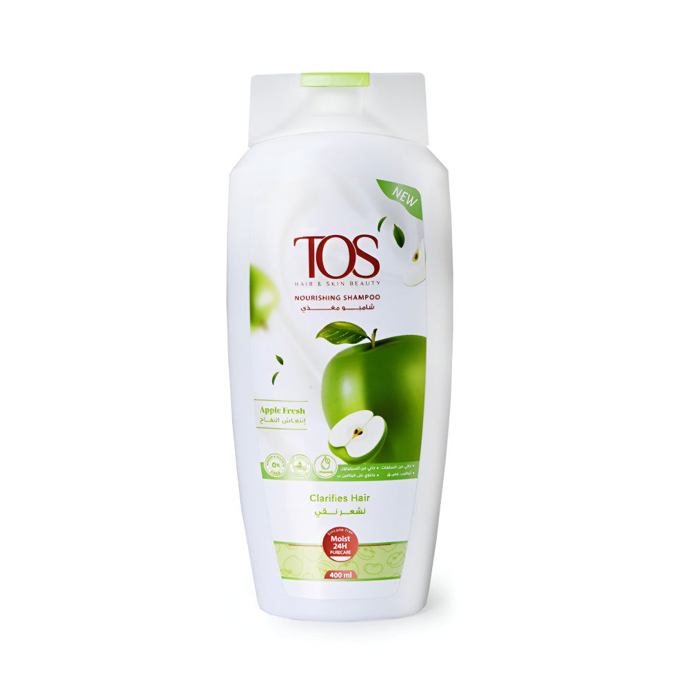 Tos Hair Shampoo 400ml Nourishing With Refreshing Apple