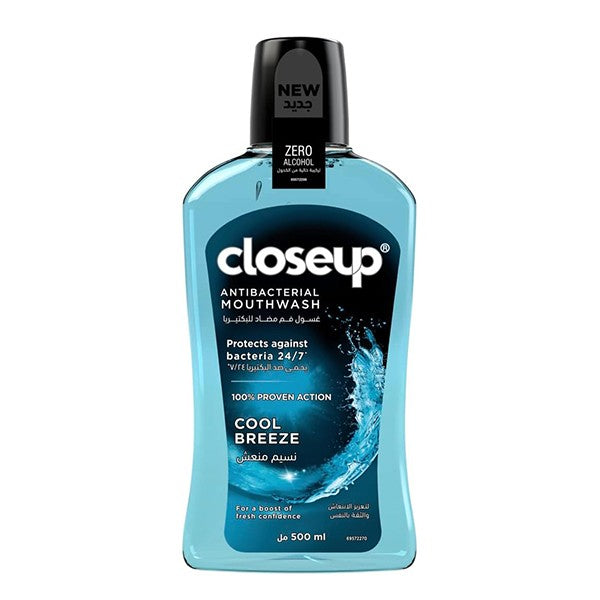 Close UP Close UP Mouth Wash 500ml Anti Bacterial Cool Breeze
