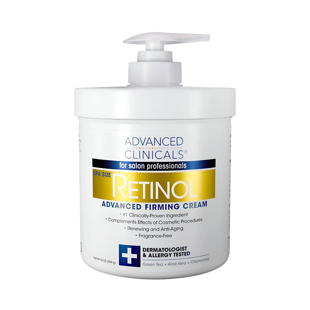 Advanced Clinicals Cream 454g Advanced Retinol For Skin Firming