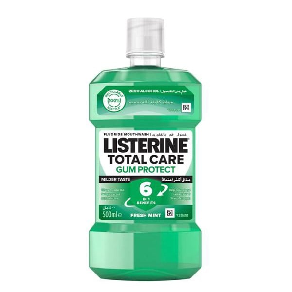 Listerine Listerine Mouth Wash 500ml Milder Taste With Mint Flavor