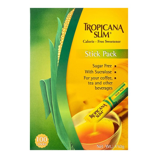 مُحلي تروبيكانا 100 عبوة خالية من السعرات الحرارية