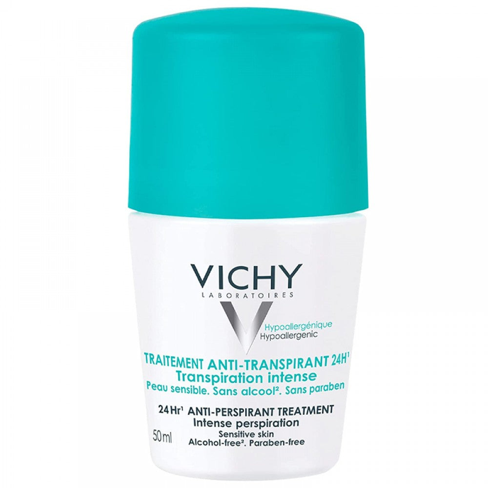 Vichy Deodorant Roll-On – Gentle Care for Sensitive Skin 50ml