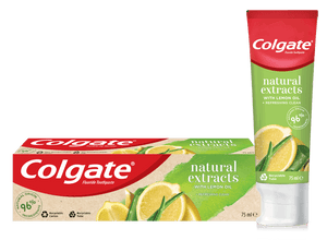 Colgate natural extracts toothpaste with lemon oil 75ml