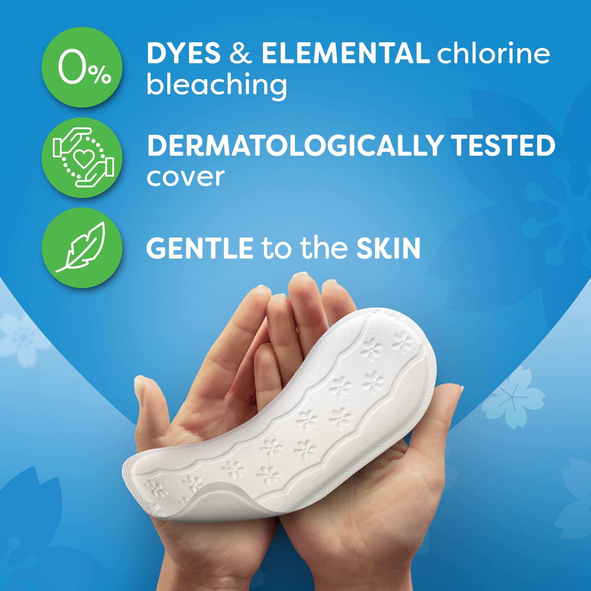 Carefree Cotton Feel Unscented Pads