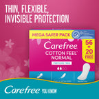 Carefree Cotton Feel Unscented Pads