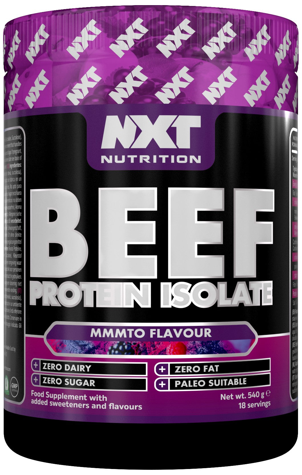 Nxt beef 540 g mmmto (vitmo)
