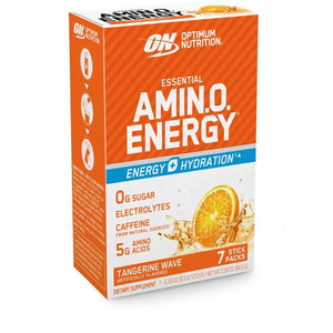 On essential amino energy + hydration, tangerine wave (7 stick packs)