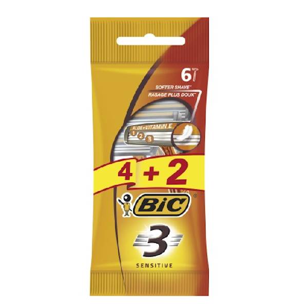 BIC Razor 3blades (4+2)