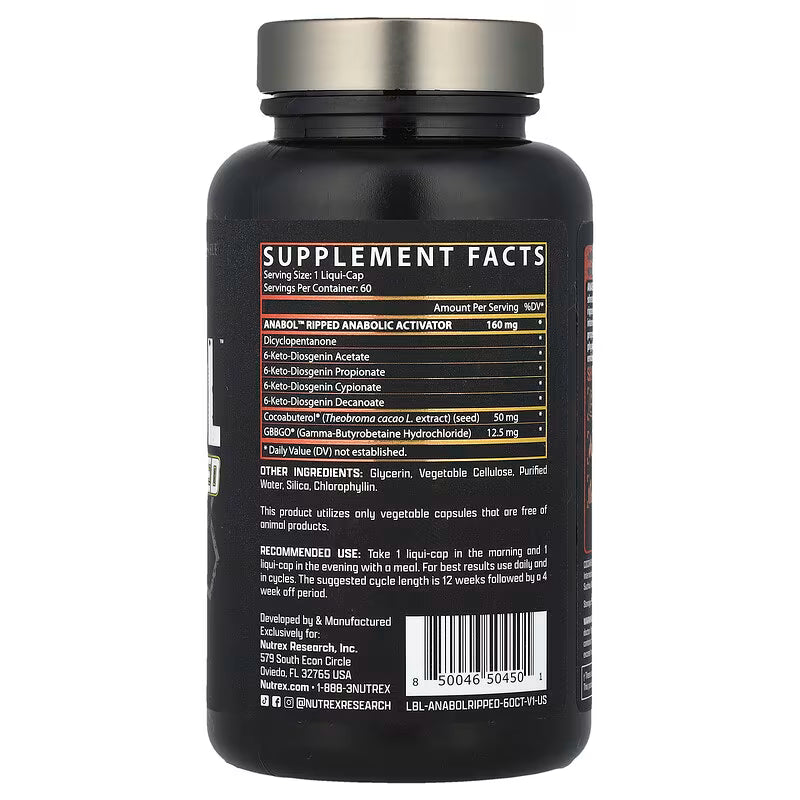Nutrex Research Anabol Ripped - 60 Liquid-Caps