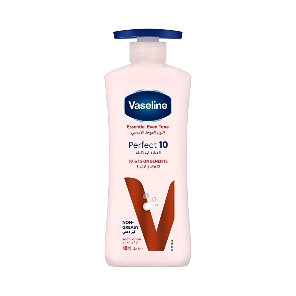 Vaseline Vaseline Body Lotion 400ml Essential Even Tone Perfect 10 v2