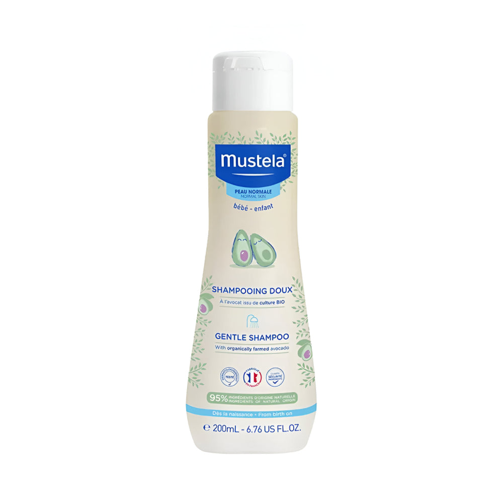 Mustela baby hair shampoo 200ml gentle v2