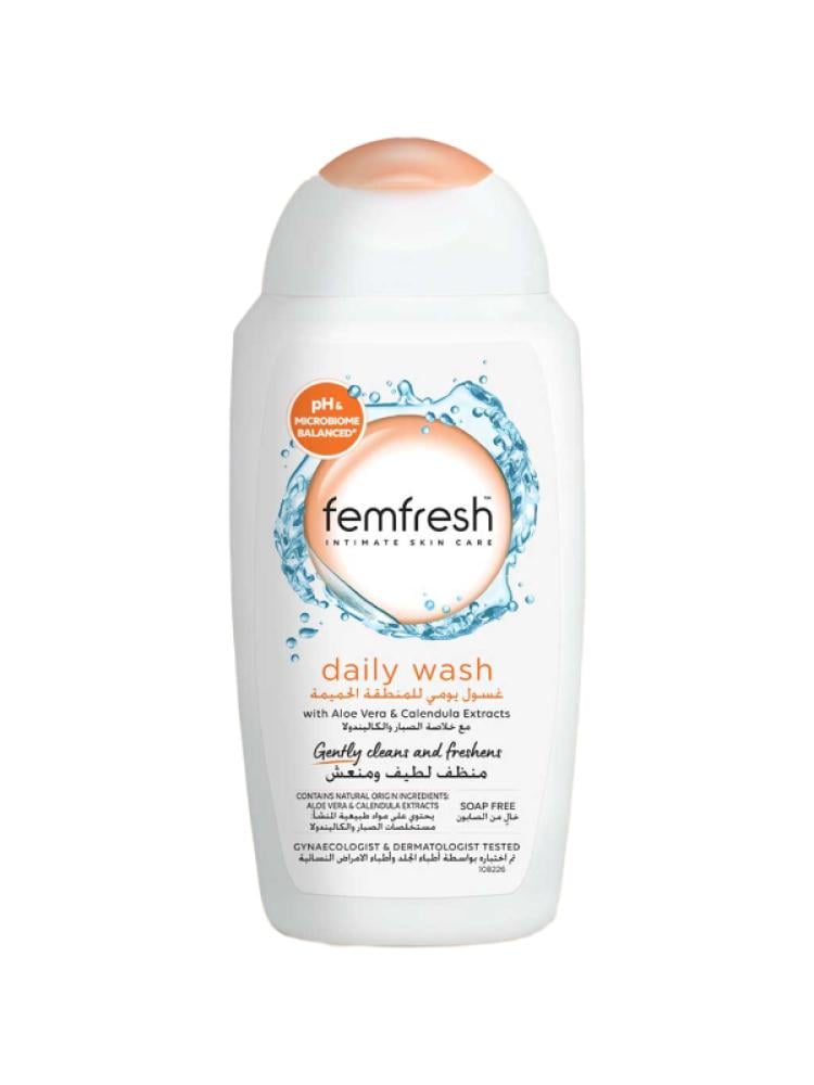 Femfresh daily intimate wash with aloe vera extract 250ml