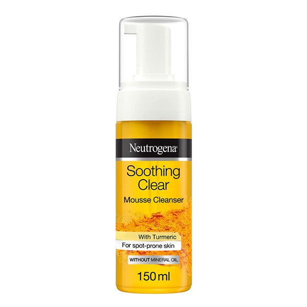 Neutrogena soothing clear mousse cleanser with turmeric 150 ml