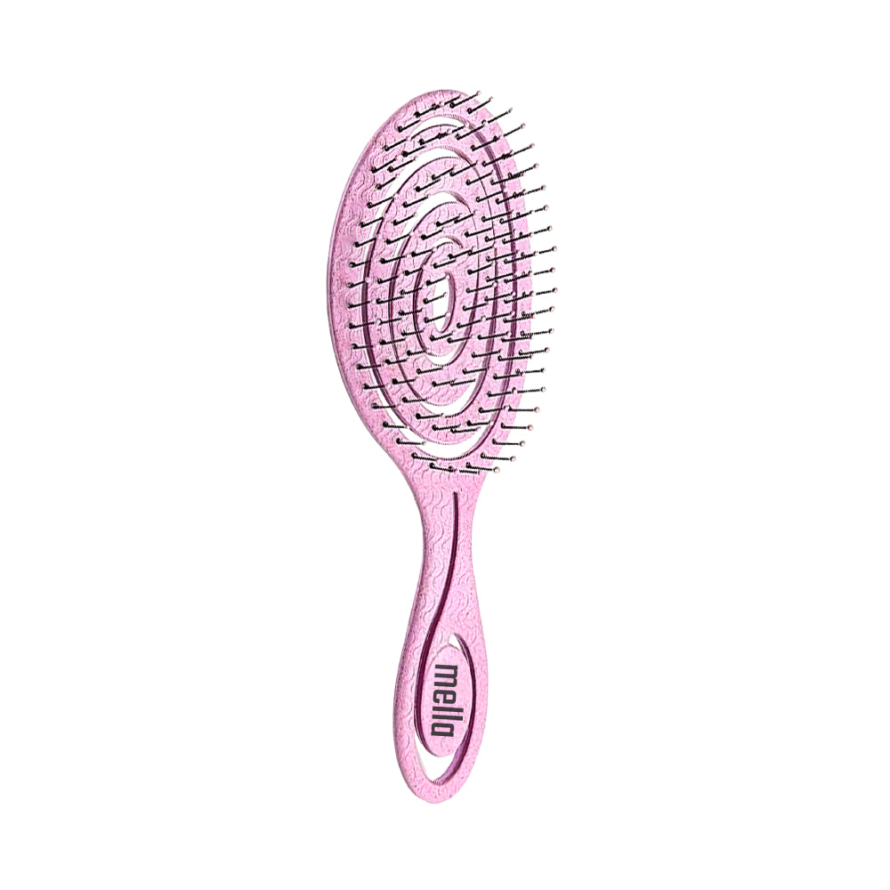 Mella Hair Brush Professional Oval Pink