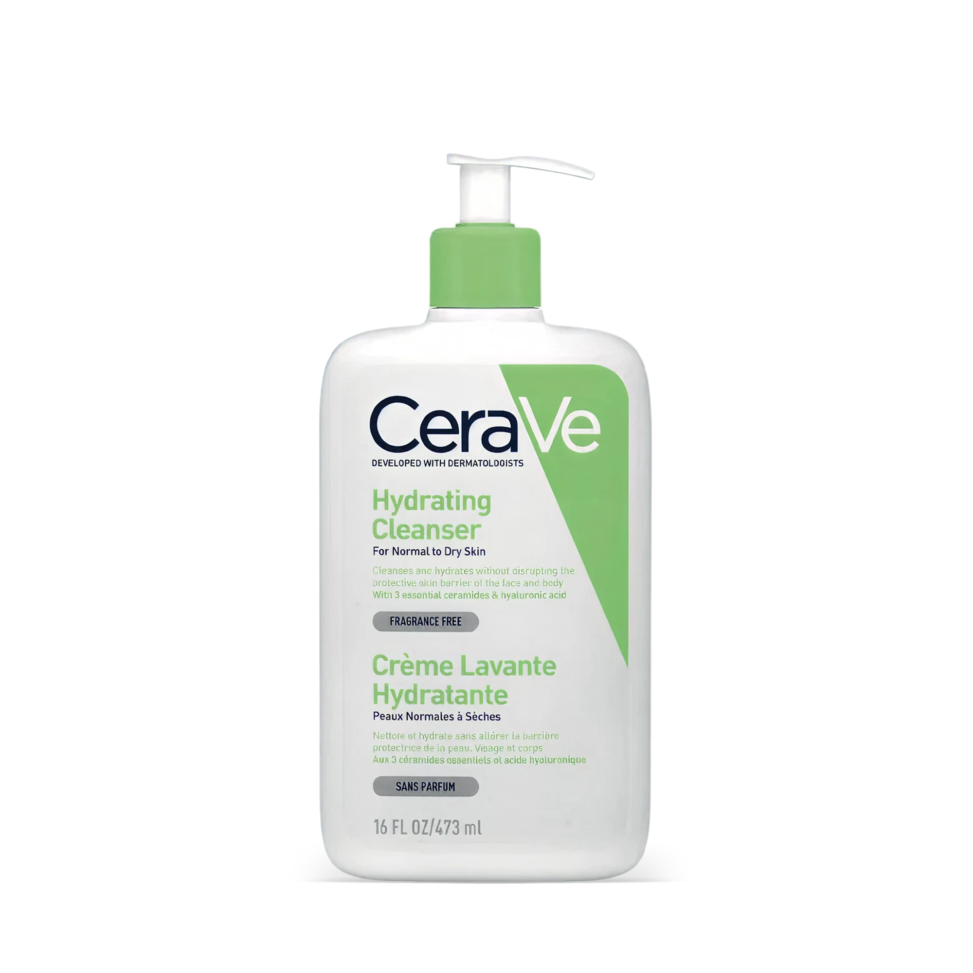 CeraVe Hydrating Face Wash – Gentle Cleanser for Normal to Dry Skin 473ml