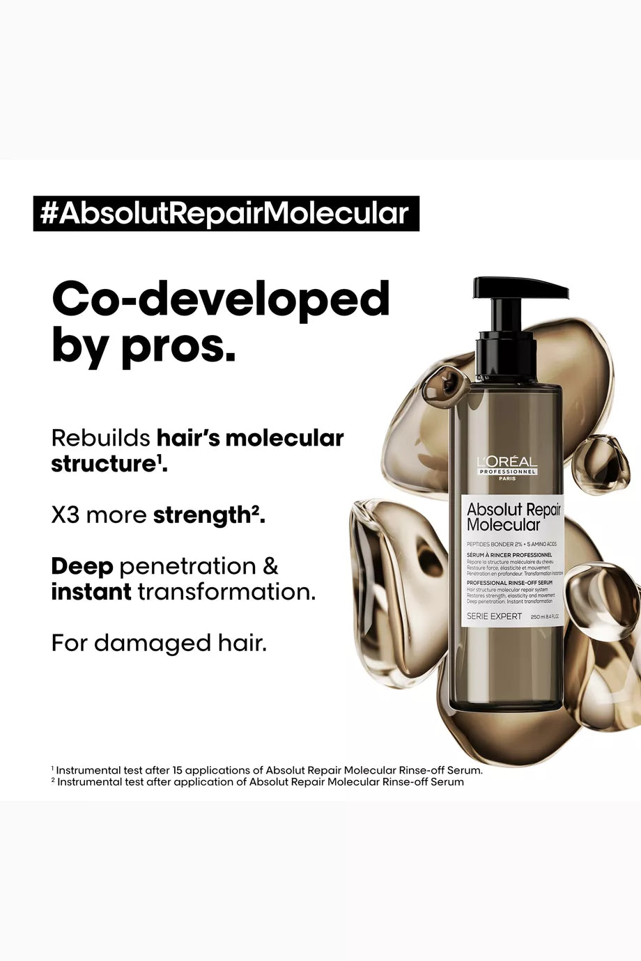 Loreal Professionnel Hair Serum 250ml Absolut Repair Molecular