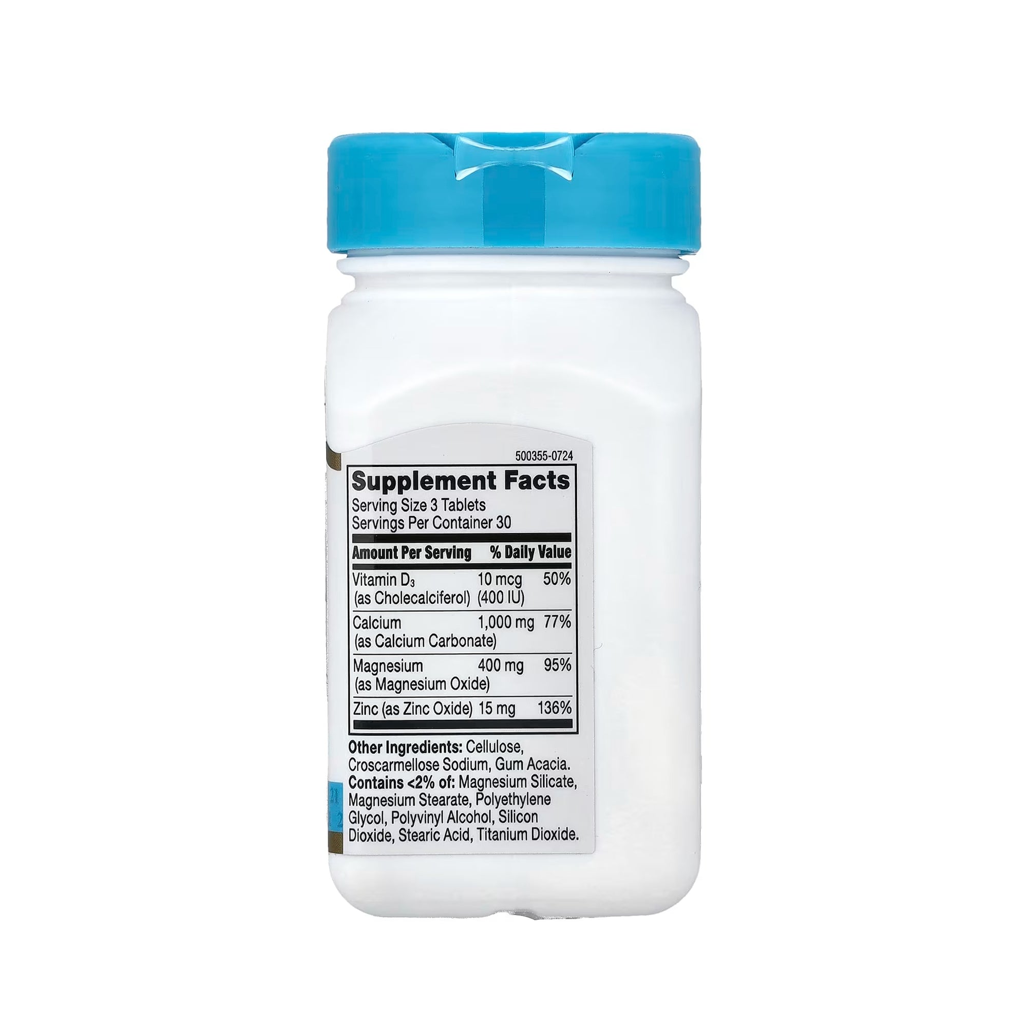 21st Century Century, Calcium Magnesium Zinc + D3 -  90 Tablets