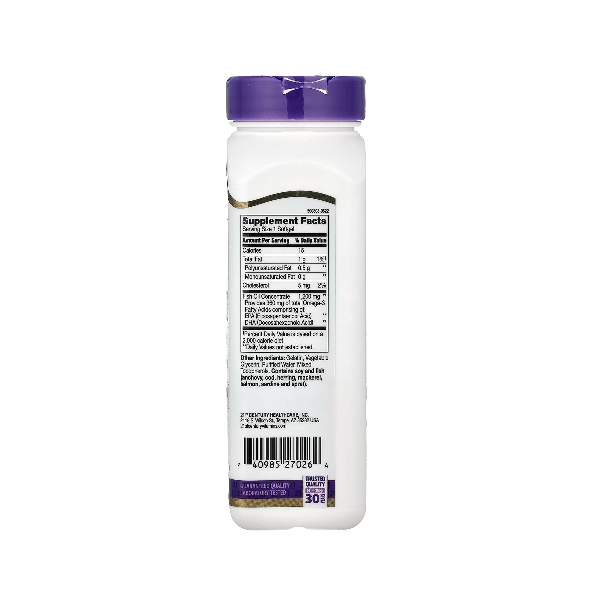 21st Century Fish Oil 1200 mg - 90 Softgels