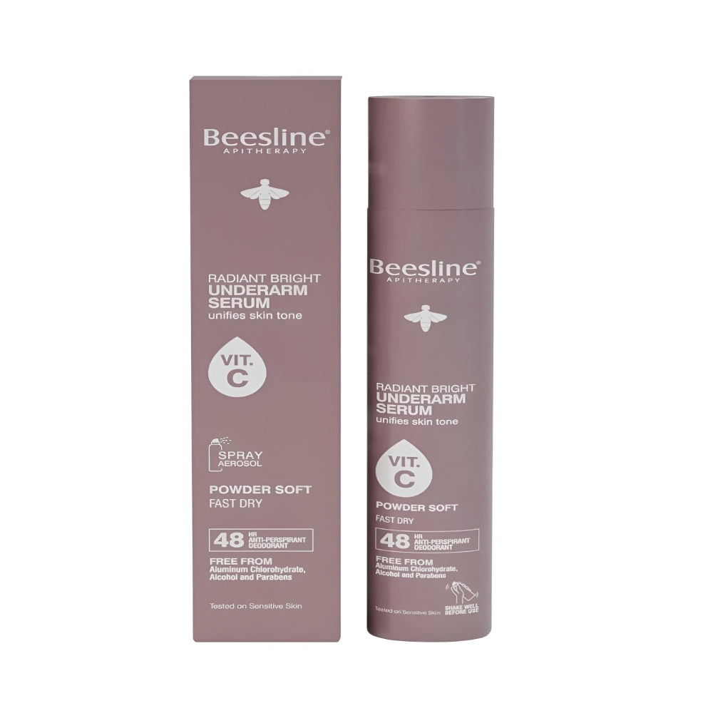 Beesline Underarm Spray Serum 150ml Radiant Bright Powder Soft