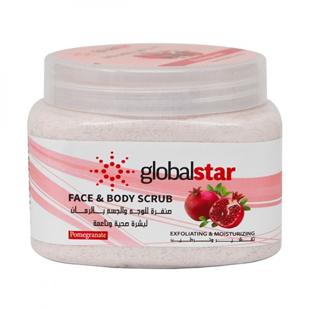 Global Star Face & Body Scrub 500ml With Pomegranate