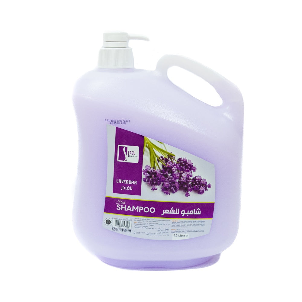 Spa System Hair Shampoo 4.20L With Lavender