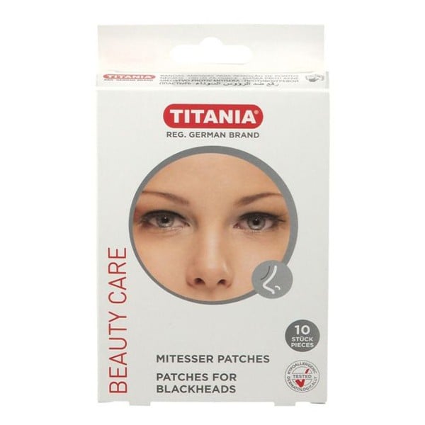 شرائط تيتانيا للأنف 10 قطع لإزالة الرؤوس السوداء