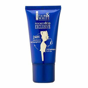 Fair & white deodorant roll on 50ml exclusive whitenizer pocket