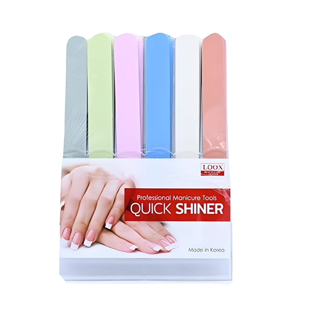 Loox Loox Nail File QB-311DB Multicolored