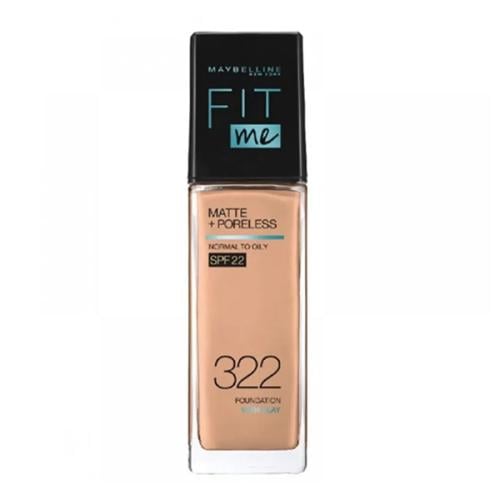 Maybelline foundation fit me matte poreless 322 warm honey