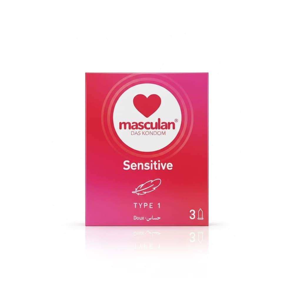 واقيات «موسكلان» الحساسة، 3 قطع، عبوة من 12 قطعة