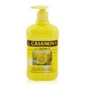 J.Casanova Liquid Soap 500ml With Lemon For Hands And Bath