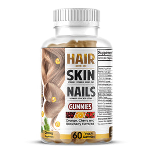 Laperva Hair Skin Nails, 60 Gummies, Strengthens Hair, For Beautiful Skin