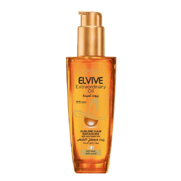 Loreal Loreal Hair Oil 100ml Elvive Extraordinary Oil Dry