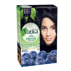 صبغة الشعر Vatika Henna 60 جرام 1.1 أسود غامق