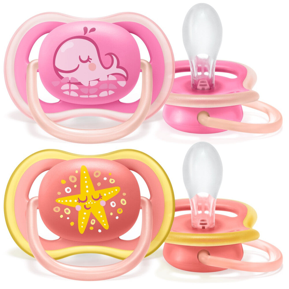 Philips Avent Ultra Air Freeflow Soother, Deco version 6-18M MIXED