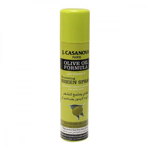 J.Casanova Hair Spray 200ml Nourishing And Shine With Olive Oil