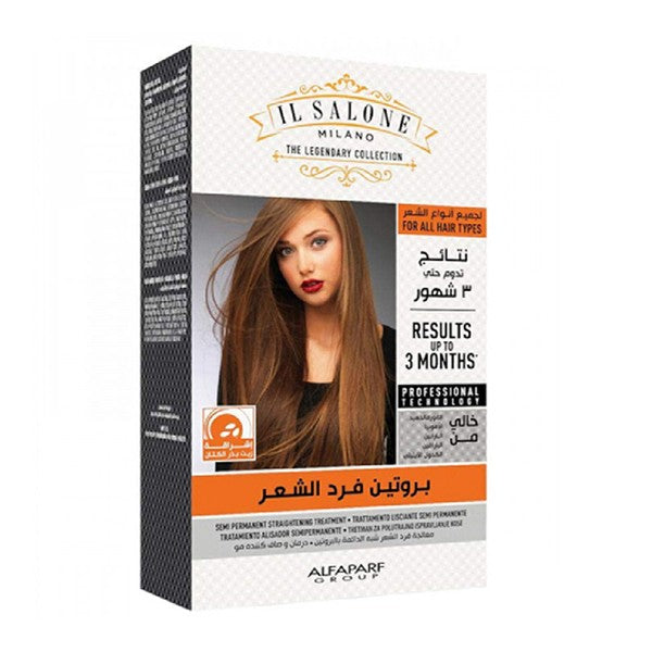 Il salone hair relaxer protein straightening and smoothing with flaxseed oil