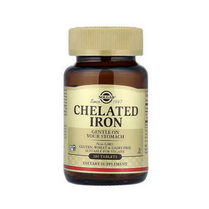 Solgar Chelated Iron - 100 Tablets