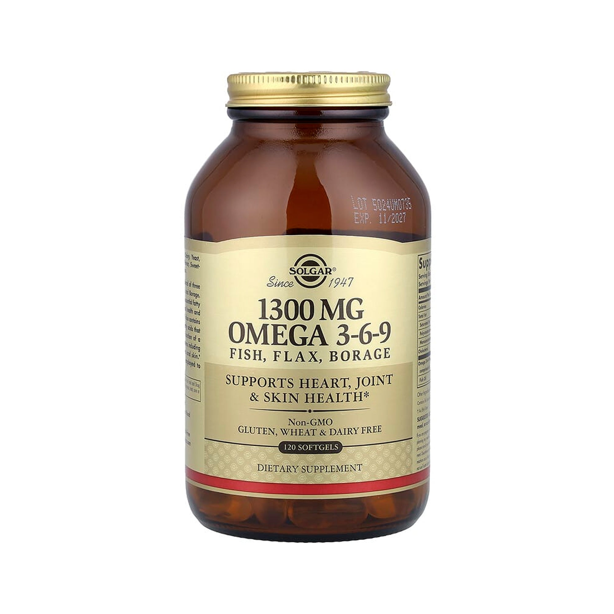 Solgar Omega 3-6-9 1300 mg - 120 Softgels