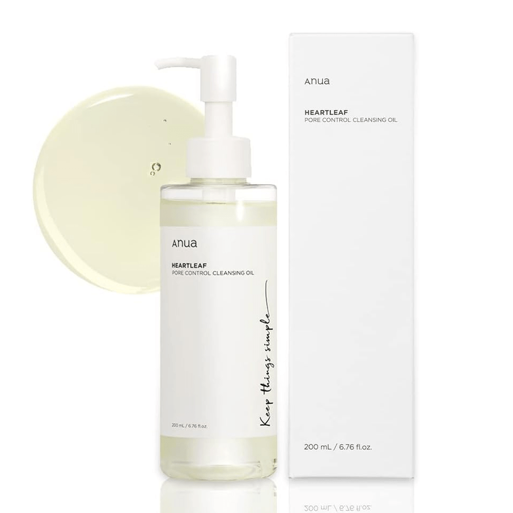 Anua Heartleaf Pore Control Cleansing Oil – Gentle Makeup Remover for Sensitive Skin 200ml