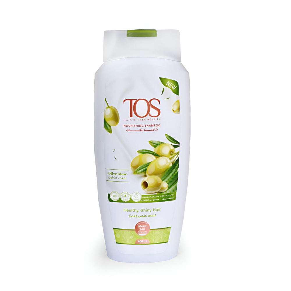 Tos Hair Shampoo 400ml Nourishing With Olive Oil