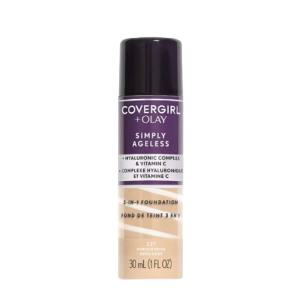 Covergirl foundation 30ml 232 simply ageless 3 in 1 liquid nude beige