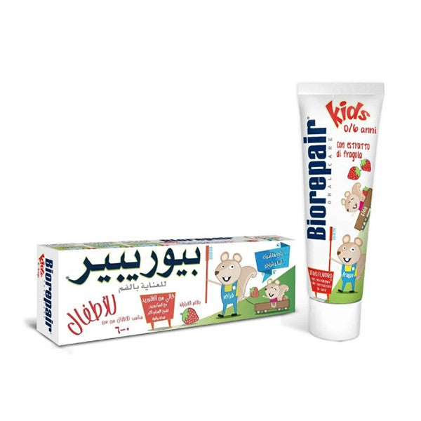 Biorepair Baby Toothpaste 50ml 0-6 Y Strawberry