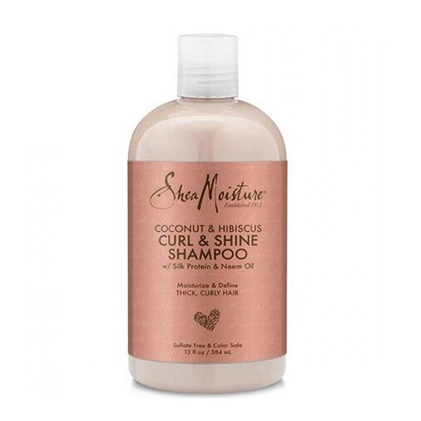 Shea Moisture Shea Moisture Hair Shampoo 384ml Hibiscus And Coconut For Curl Definition And Shine
